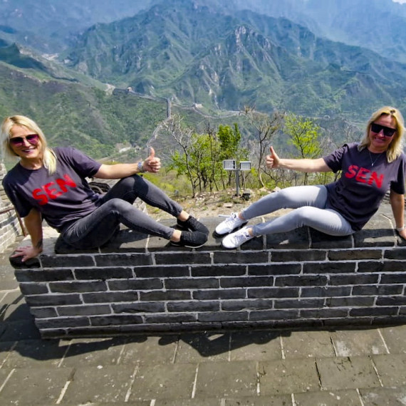 Klientky CK SEN na Velké čínské zdi.