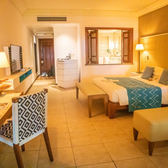 Vkusně zařízený hotelový pokoj, Mauricius