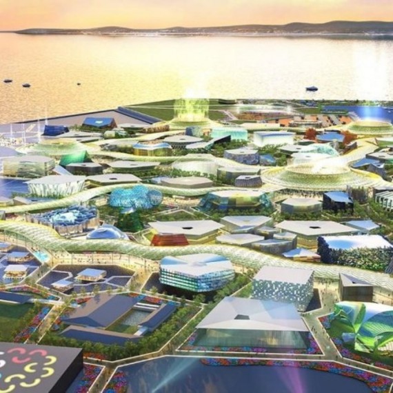 Areál EXPO 2025 v Osace 