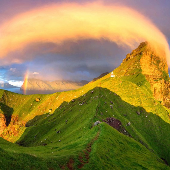 Přirodní úkazy na Faerských ostrovech 