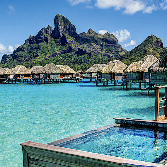 Bora Bora v Oceánii 