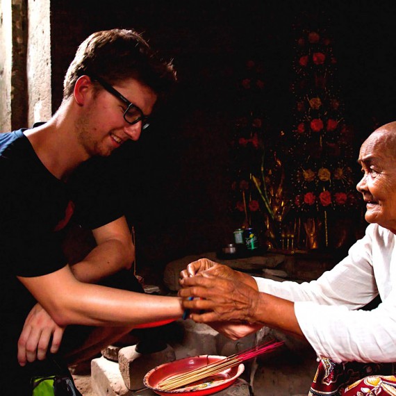 Požehnání od budhistické mnišky