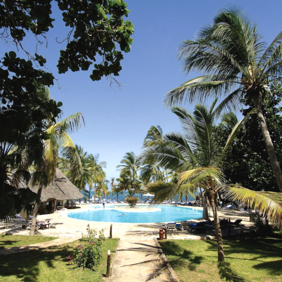 Bazén hotelu v Malindi