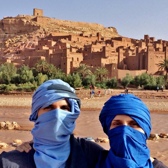 Modré turbany Tuaregů