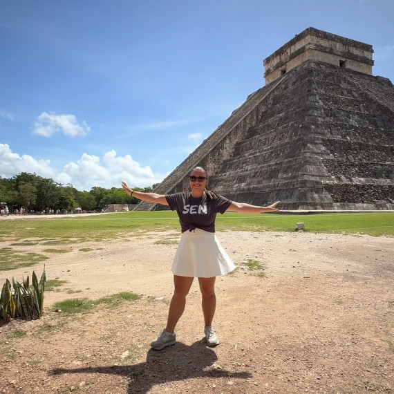 Světoznámá památka Chichén Itzá.