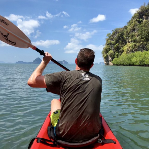 Kajakování v Andamanském moři je i pro single cestovatele 