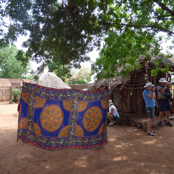 Návštěva tradiční vesnice v Zambii