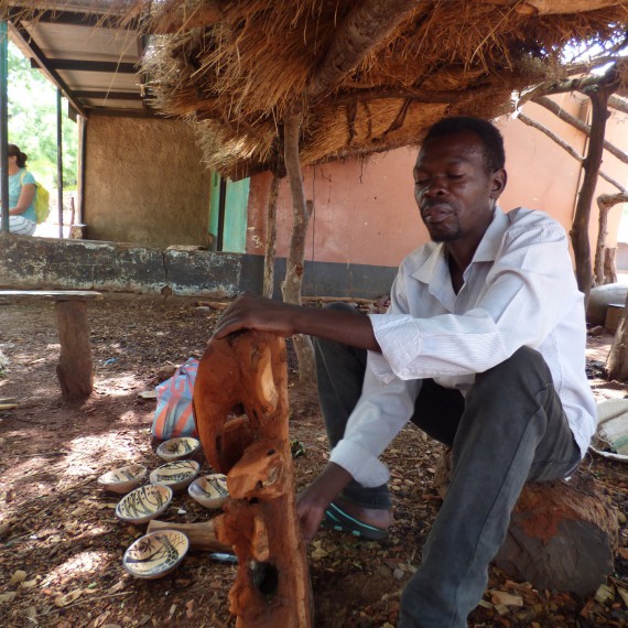 Africký výrobek v procesu  