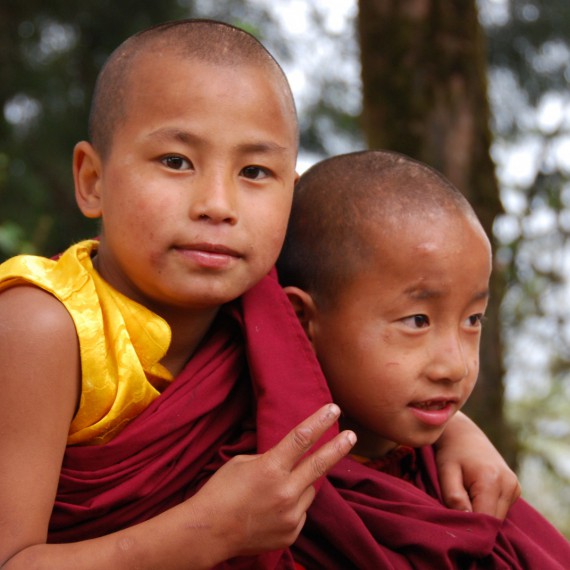 Setkání s malými budhisty