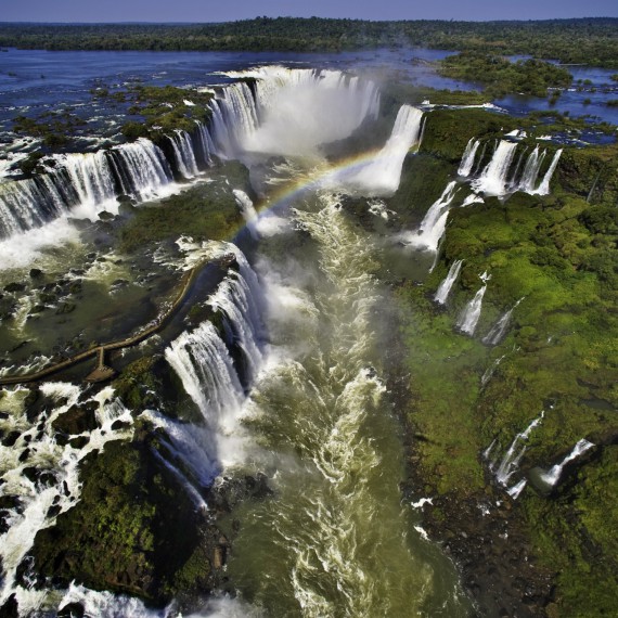 Vodopády Iguazú na hranicích s Argentinou 