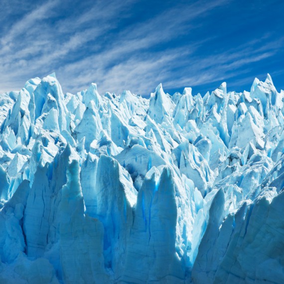 Trek k ledovci v Patagonii