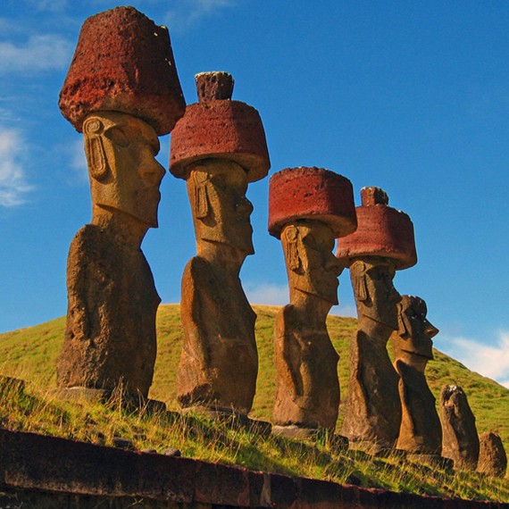 Světoznáme sochy Velikonočního ostrova