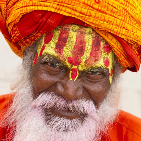 Svatý muž v Nepálu 