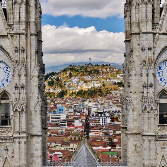 Quito - krásné hlavní město Ekvádoru