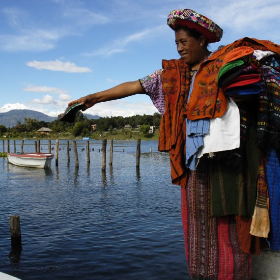 Jezero Atitlán je perlou Guatemaly