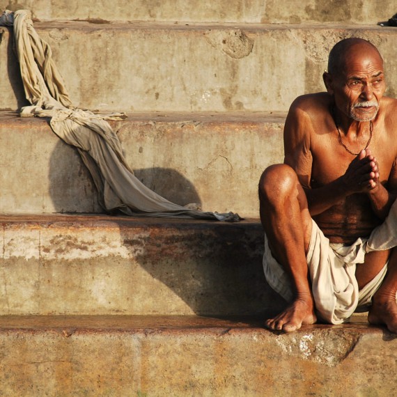Ranní rituál při východu slunce