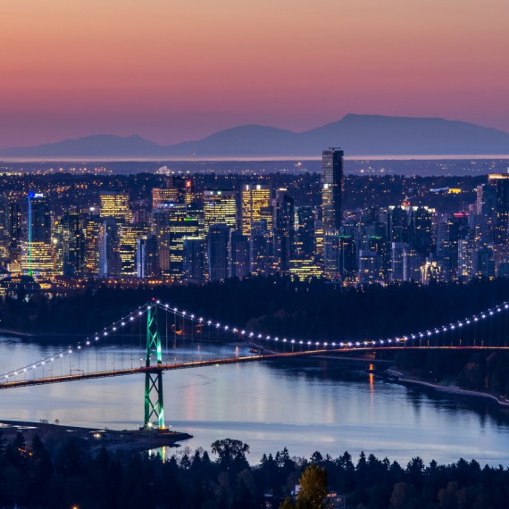 Vencouver je nejkrásnější kanadské město obklopené vodou a horami