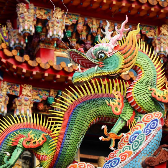 Hongkongské vyobrazení draka 