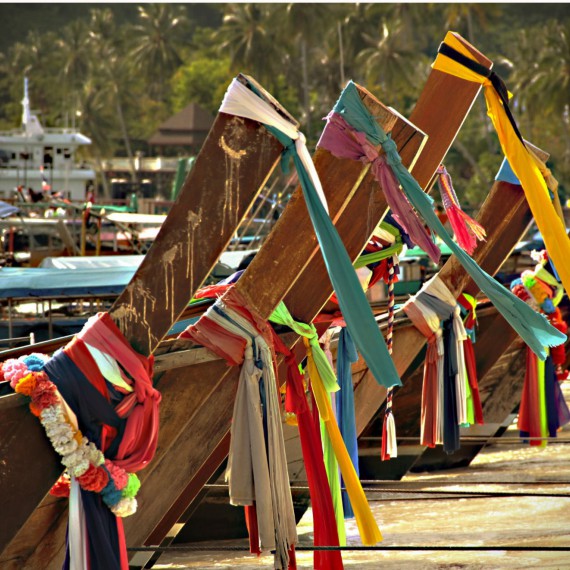 Typické thajské lodě