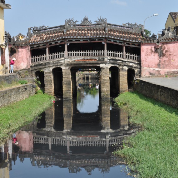 Japonský most v Hoi An je ikonou města