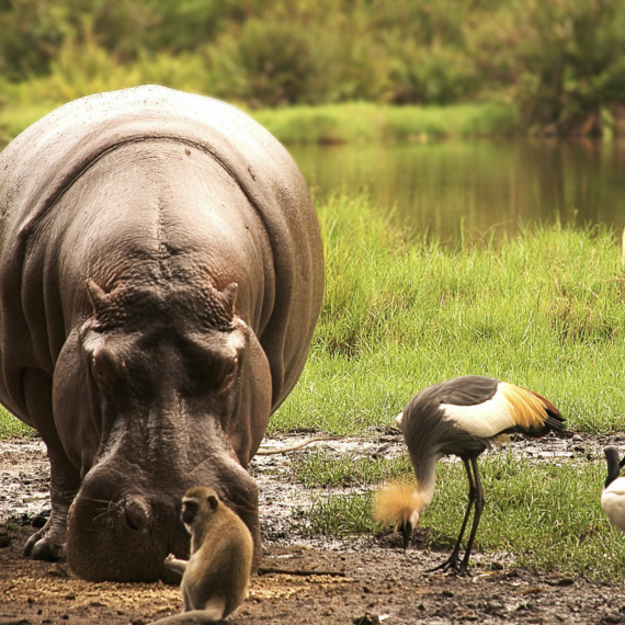 Ráj zvířat na africkém safari 