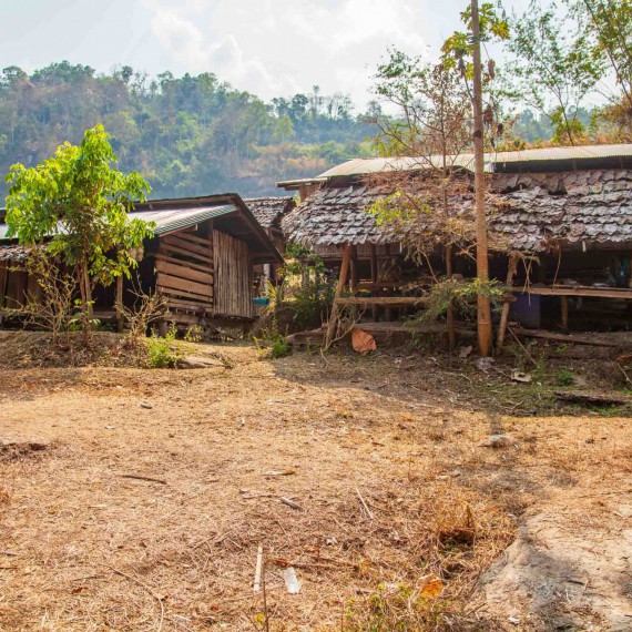 Život na vesnici, severní Thajsko