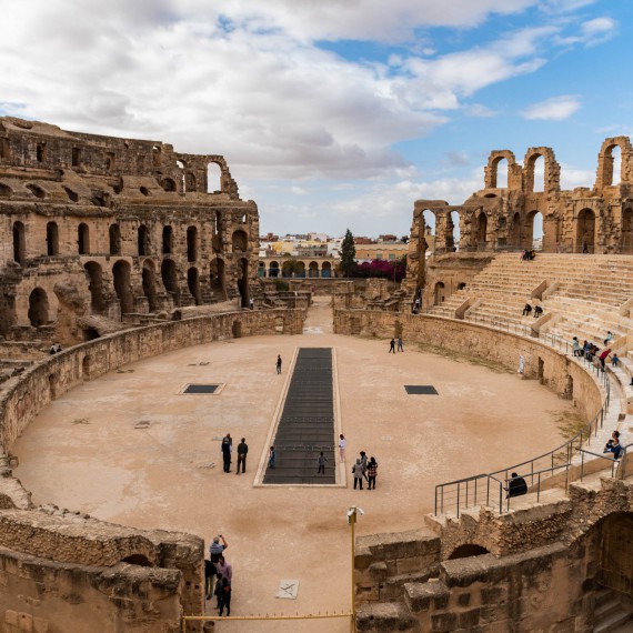 Pozůstatky římské říše jsou v Tunisku přitomné na spoustě míst. 