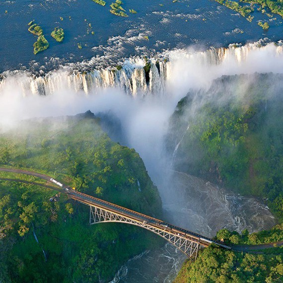 Ohromující Viktoriiny vodopády