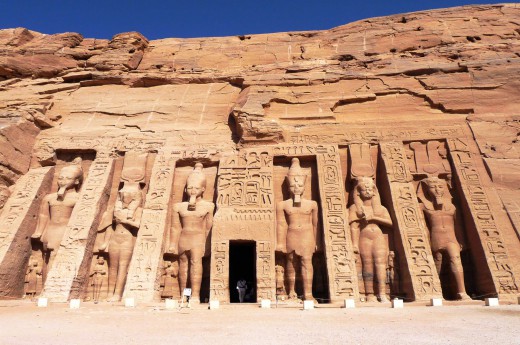 Chrám královny Nefertari v Abu Simbel