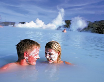 Modrá laguna na Islandu