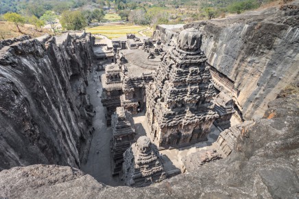 jeskyně Ellora v Indii