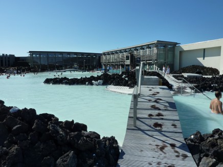 Termální Modrá laguna na Islandu