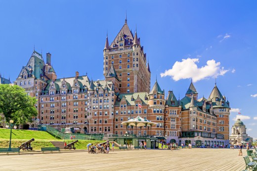 V Quebec city si prohlédnete ikonickou stavbu města