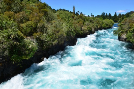 Vodopády Huka Falls