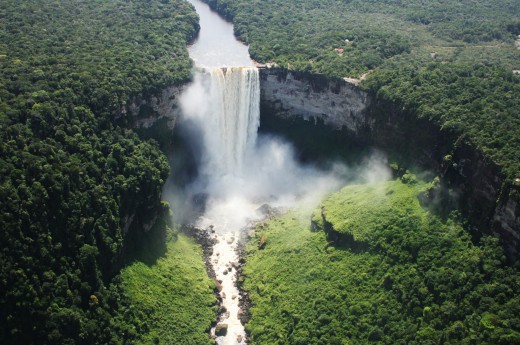 vodopád Kaieteur, jižní Amerika